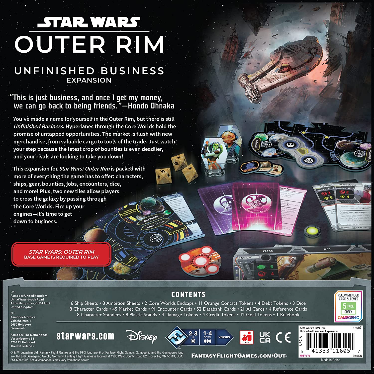 Star Wars : Outer Rim - Unfinished Business Expansion